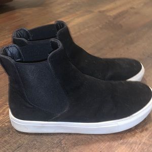 Black ankle boots